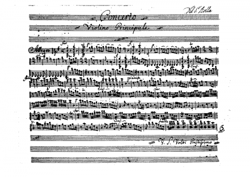 Rolla - Violin Concerto, BI 519 - Solo Violin