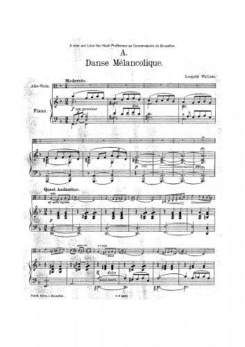 Wallner - Suite Polonaise - Piano Score, Viola Part