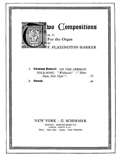 Harker - 2 Compositions for the Organ - 2. Eventide