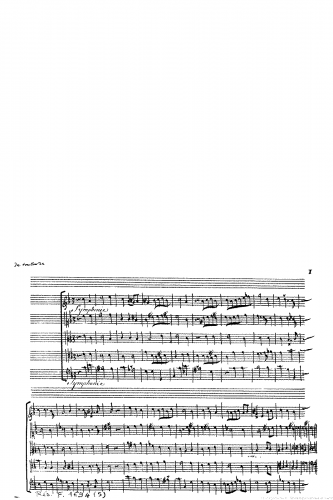 Lalande - Exaltabo te, grand motet - Score