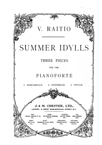 Raitio - Summer Idylls - Score