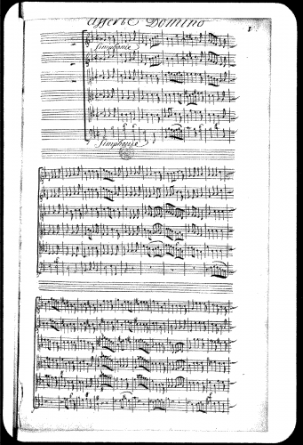 Lalande - Afferte Domino, Grand Motet - Score
