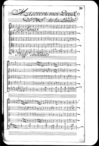 Lalande - Miserere mei Deus, Grand Motet - Score