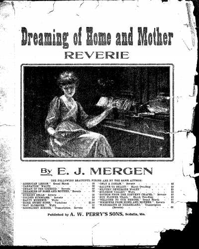 Mergen - Dreaming of Home and Mother - Score