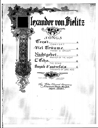 Fielitz - Nachtgebet - Score