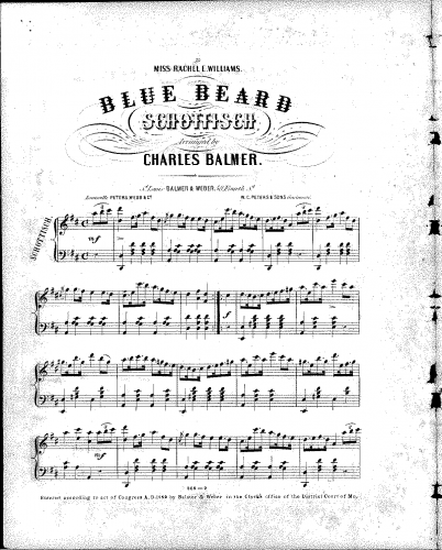 Balmer - Blue Beard Schottisch - Score