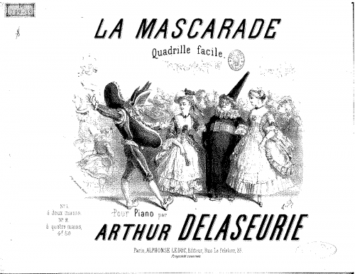 Girard-Leduc - La mascarade - Score