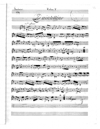 Boccherini - 4 String Quintets - Quintet in B minor, G.350 (Op. 42/3)