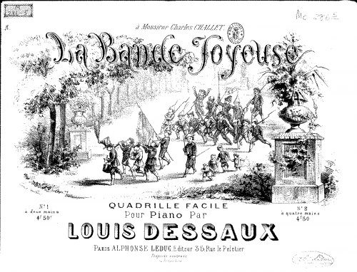 Dessaux - La bande joyeuse - Score
