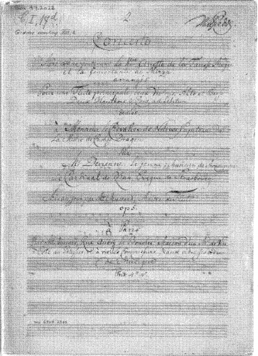 Devienne - Flute Concerto d'Airs connus, Op. 5