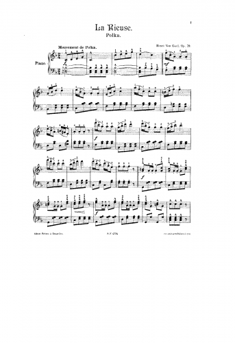 Gael - La rieuse, Op. 79 - Score