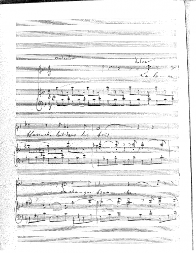 Fauré - La bonne chanson - Score