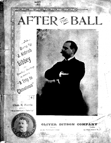 Harris - After the Ball - For Voice and Piano (Clauder) - Score