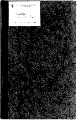 Pergolesi - Salve regina - Score