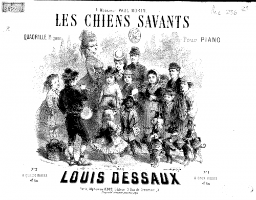 Dessaux - Les chiens savants - Score