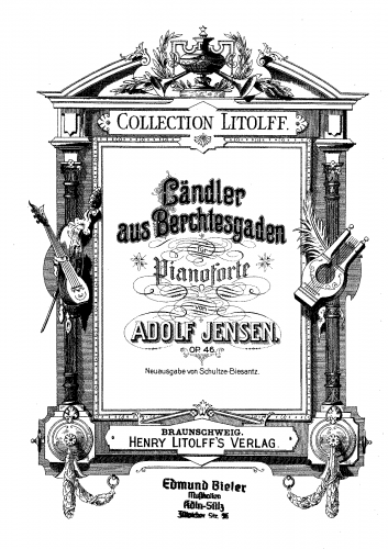 Jensen - Ländler aus Berchtesgaden - Piano Score - Score
