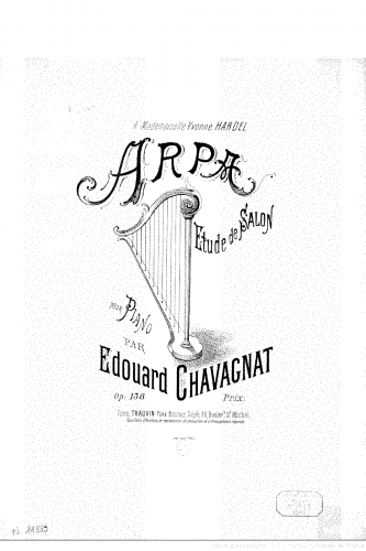 Chavagnat - Arpa, Etude de salon - Score