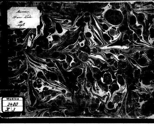 Naumann - 25 Neue Lieder verschiedenen Inhalts - Score