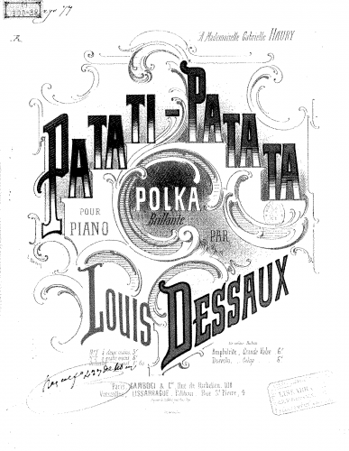 Dessaux - Patati-patata - Score