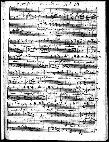 Dupuy - Grand Magnificat No. 24 - Score