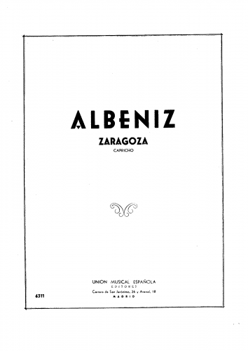 Albéniz - Suite Española No. 2, Op. 97 - Nos.1 and 2