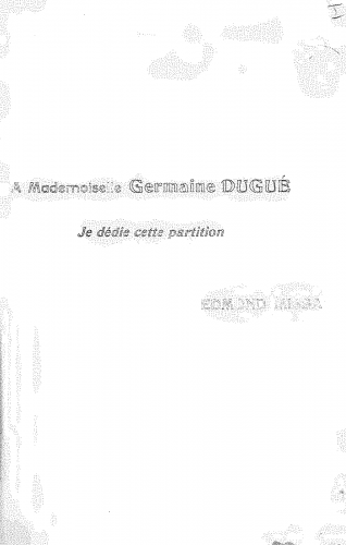 Missa - Muguette - Vocal Score - Score
