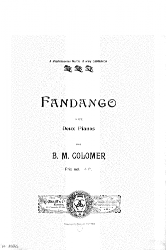Colomer - Fandango - Score