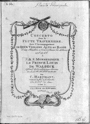 Hartmann - Flute Concerti - Concerto No. 1 in G major