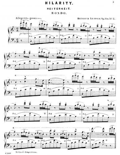 Lichner - Op. 150 - No. 2, Hilarity