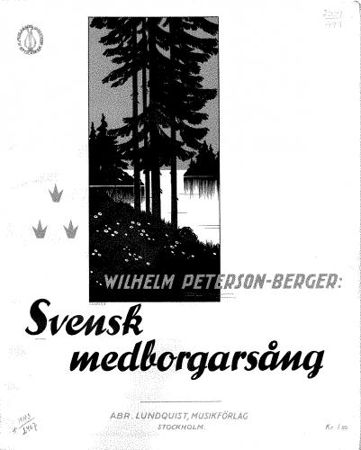 Peterson-Berger - Svensk frihetssång - Score