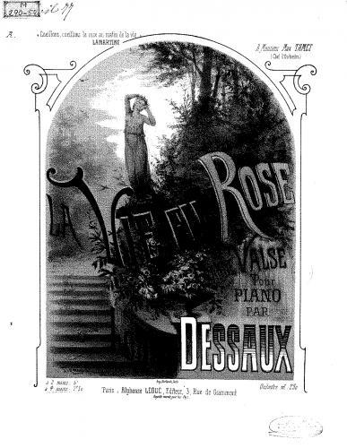 Dessaux - La vie en rose - For Piano 4 Hands (Thuillier) - Score