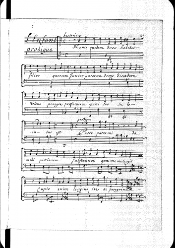 Charpentier - Filius prodigus - Score