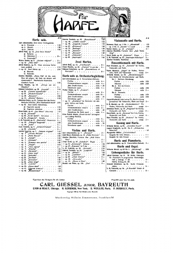 Verdalle - Légende bretonne, Op. 41 - Score