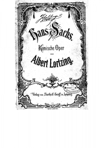 Lortzing - Hans Sachs - Vocal Score - Score