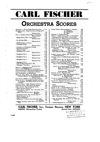 Bellini - Norma - Overture For Orchestra (Tobani) - Score