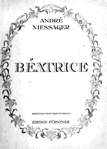 Messager - Béatrice - Vocal Score - Score