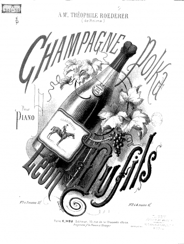 Dufils - Champagne-polka - Score