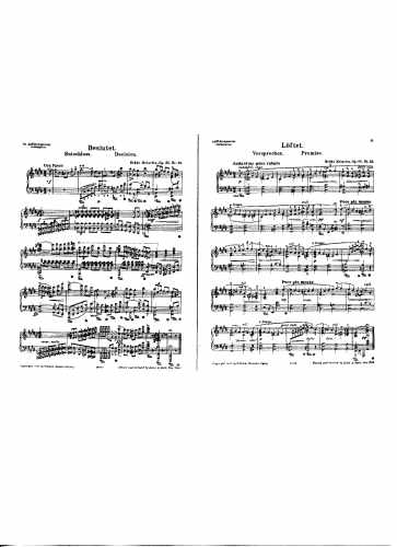 Melartin - 24 Preludes - Piano Score Selections - Preludes Nos.22-24