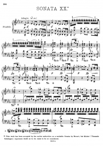 Eberl - Piano Sonata Op. 1 - Piano Score - Score