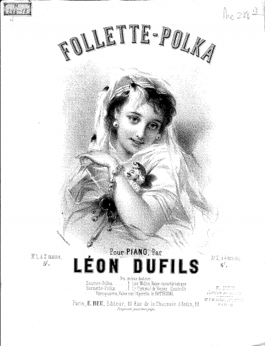 Dufils - Follette-polka - Score