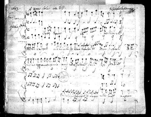 Caresana - Jube Domine 1687 - Score