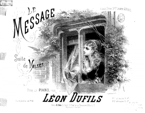 Dufils - Le message - For Piano - Score
