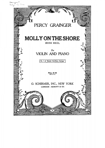 Grainger - Molly on the Shore - For Violin and Piano (Grainger)