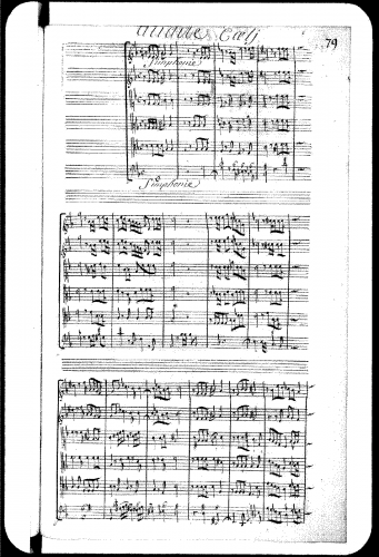 Lalande - Audite caeli, grand motet - Score