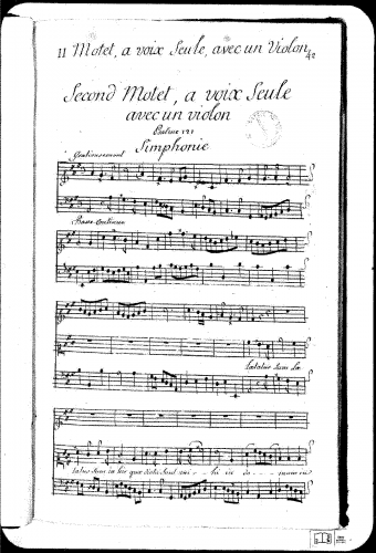 Bournonville - Laetus sum in his quae dicta - Score