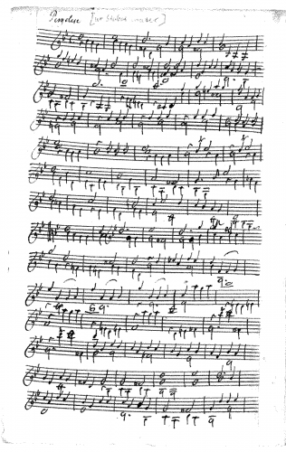 Pergolesi - Stabat mater - Fuga: ''Fac, ut ardeat cor meum'', and Presto assai: ''Amen'' For Violin solo (Roman) - Score