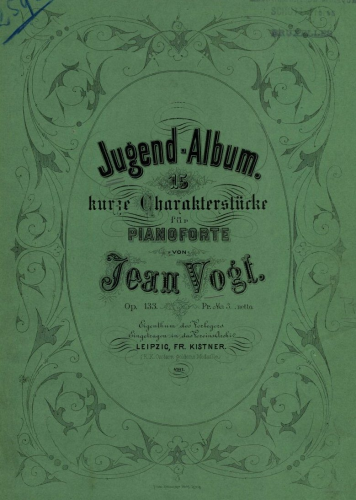 Vogt - Jugend-Album - Piano Score - Score