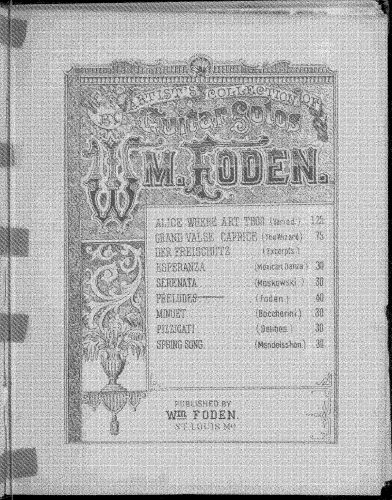 Foden - Preludes - Score