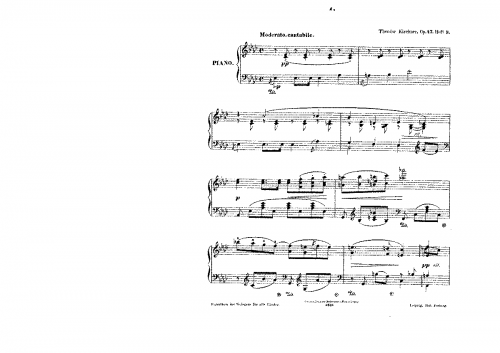 Kirchner - 10 Federzeichnungen, Op. 47 - Book III -- Nos.7 - 10