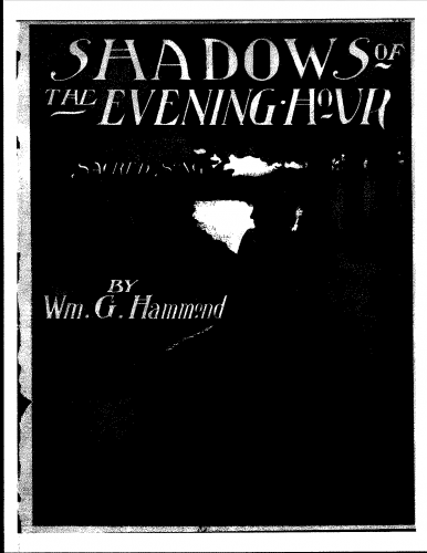 Hammond - Shadows of the Evening Hour - Score
